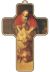 Picture Cross on Wood - The Prodigal Son by Rembrandt - 5 inch   ( Minimum quantity purchase is 1)