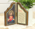 Sacred Heart of Jesus Prayer Arched Bifold Icon - 5 x 5.5