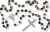 Purple Cloisonne Linked Rosary with 8mm Beads - 18