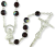  Dark Red / January 7mm Glass Bead Rosary - 20 1/2