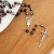  AB Purple / February, June 7mm Glass Bead Rosary - 20 1/2