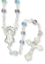 AB Clear Crystal (April) 4mm Glass Bead Rosary - 16