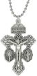   Pardon  Indulgence Crucifix Necklace with 27" Stainless Steel Ball Chain