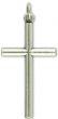  Round Bar Cross - 1.5"   Made In Italy  (Minimum quantity purchase is 5)