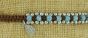 Aqua Blue Beaded Bracelet with Sterling Silver Miraculous Medal Charm  (Minimum quantity purchase is 1)