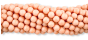 Pale Peach Glass Beads - 8mm (Pack of 60) *  (Minimum quantity purchase is 2)