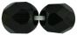  Czech Firepolished Crystal Birthstone Beads 6mm  / Jet Black - pkg of 60    (Minimum quantity purchase is 1)