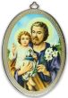   St. Joseph Icon - Oval - 5 3/4"    (Minimum quantity purchase is 1)