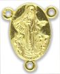  Our Lady of Medjugorje / St James Church Gold Tone Center - 11/16"   (Minimum quantity purchase is 2)