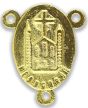  Our Lady of Medjugorje / St James Church Gold Tone Center - 11/16"   (Minimum quantity purchase is 2)