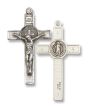 Sterling Silver St. Benedict Crucifix Medal