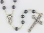   Genuine Hematite Rosary with 6mm Beads - 18" * (Minimum qty. purchase of 1)