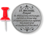  St. Michael Prayer Pocket Token   (Minimum quantity purchase is 1)