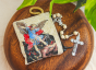 St Michael Rosary Pouch - 2.5 x 3"