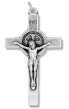 St Benedict Large Rosary Crucifix 2-1/8 inch   (Minimum quantity purchase is 1)