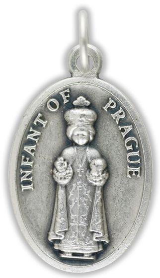  Infant Of Prague / Sacred Heart of Jesus Medal - 7/8"  (Minimum quantity purchase is 3)
