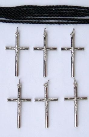 Knotted Cord Rosary Kits - Black