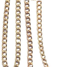 Continuous Rosary Chain - Gold Plated 0.7mm  Heavy Duty - 4 ft  