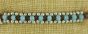 Aqua Blue Beaded Bracelet with Sterling Silver Miraculous Medal Charm  (Minimum quantity purchase is 1)