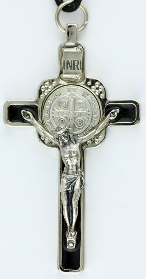   St Benedict Crucifix Pendant,  - 3 1/4"  