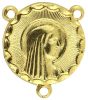 Our Lady of Fatima Gold Tone Centerpiece - 7/8"   * (Minimum quantity purchase is 2)