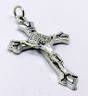 Leaf Flared Rosary Crucifix 2-pc - 1 11/16"  (Minimum quantity purchase is 2)