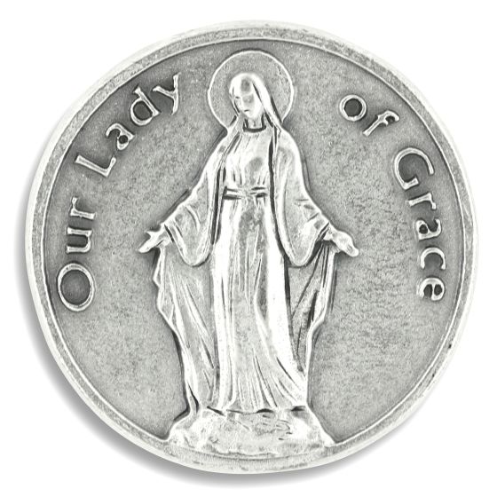   Our Lady of Grace Pocket Token (Minimum quantity purchase is 1)