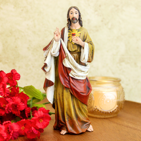 Sacred Heart of Jesus Statue – 6.25" Renaissance Collection, Joseph’s Studio