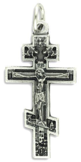 Russian Orthodox Rosary Crucifix 1-3/8    (Minimum quantity purchase is 2)