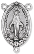 XL Miraculous Medal Center Piece (Double Sided) - 1 3/4" Silver Oxidized, Made in Italy * (Minimum quantity purchase is 1) 