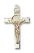 Two-Tone GF/SS St. Benedict Crucifix Medal