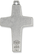 Pope Francis Good Shepherd Cross – 2" Silver Oxidized, Made in Italy  (Minimum quantity purchase is 1)