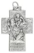 Holy Family / St Christopher Cross - 1 1/4 Inches     (Minimum quantity purchase is 2)