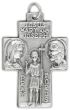 Holy Family / St Christopher Cross - 1 1/4 Inches     (Minimum quantity purchase is 2)
