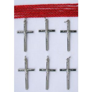    Knotted Cord Rosary Kits - Red
