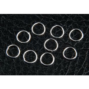  Jump Rings - 7mm x 0.7 mm Thick - 100 pcs *   (Minimum quantity purchase is 2)