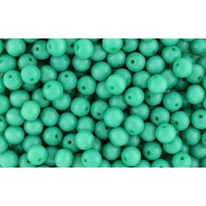  Sea Green Glass Beads - 8mm - pkg 60  *    (Minimum quantity purchase is 5)