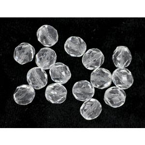  Czech Firepolished Crystal Birthstone Beads 6mm April / Diamond - pkg of 60   (Minimum quantity purchase is 2)