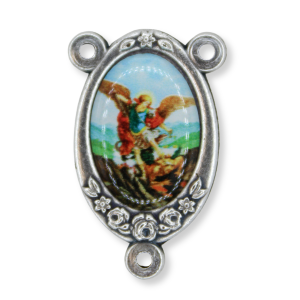   St. Michael Color Image Center Piece -1 inch   ( Minimum quantity purchase is 1)