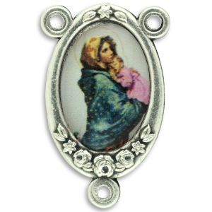Madonna of the Streets Color Image Center Piece - 1 inch   (Minimum quantity purchase is 2)