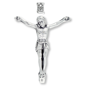 1 5/8" Corpus - Silver Oxidized, Made in Italy *   (Minimum quantity purchase is 1)