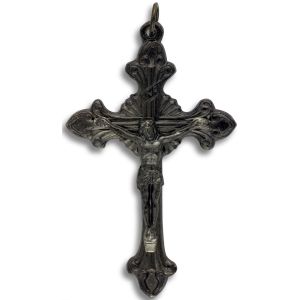 Flared Sunburst Crucifix - Gun Metal Finish *   (Minimum quantity purchase is 2)