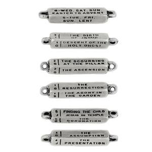  Mysteries of the Rosary Devotional Bead Set  Does not contain the Luminous Mysteries   (Minimum quanity purchase is 1)  