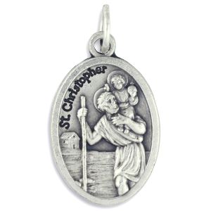  St. Christopher Medal (Patron Saint of Travelers) (Minimum quantity purchase is 1)