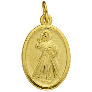  Divine Mercy  Medal - Gold Tone   (Minimum quantity purchase is 1)