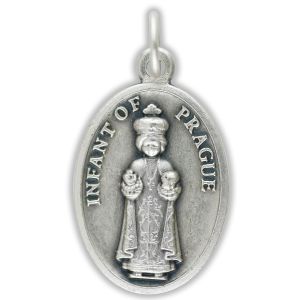  Infant Of Prague / Sacred Heart of Jesus Medal - 7/8"  (Minimum quantity purchase is 3)