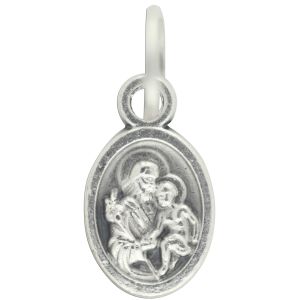  St Joseph / Ruega por Nostros Medal - Oxidized 1/2 inch    (Minimum quantity purchase is 3)