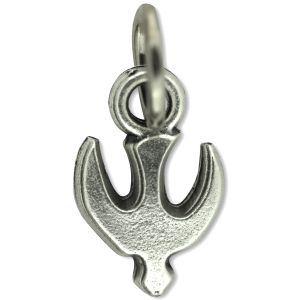Holy Spirit Dove Shape Medal - 1/2" Silver Oxidized, Made in Italy * (Minimum quantity purchase is 5)
