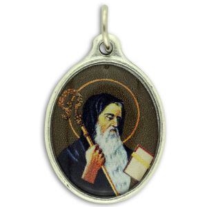  St Benedict / Seal Full Color Medal - 1" - Closeout Sale * (Minimum quantity purchase is 2)