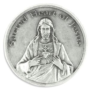  Sacred Heart of Jesus Pocket Token   (Minimum quantity purchase is 1)